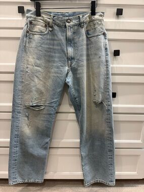 R13 Easton Blue Boyfriend Jeans